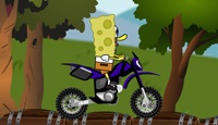 Губка Боб. Препятствия Мотоцикла / Spongebob. Bike Obstacle Challenge