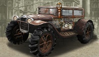 Steam Punk. Truck Race