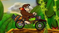 Donkey Kong. Motorbike