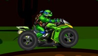 Ninja Turtle. Dirt Bike