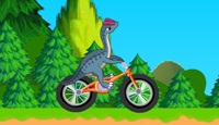 Велотрюки Динозавра / Dinosaur Bike Stunt