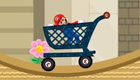 Марио в Тележке / Mario Trolley