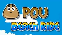 Pou. Beach Ride