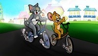 Tom And Jerry. BMX Race