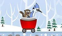 Regular Show. Snow Race