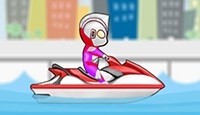 Ультрамэн Тига. Гонка На Водном Скутере / Ultraman Tiga. Wave Race Water Scooter