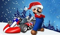 Super Mario. Xmas Kart