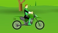 Green Lantern. Bike Run