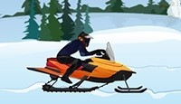 Гонка На Снегоходе / Snowmobile Rush