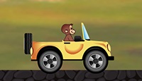 Curious George. Car Driving Challenge