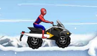 Spiderman. Snow Scooter